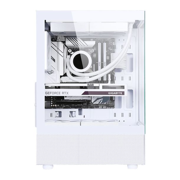 FORMULA V GABINETE GAMER CRYSTAL Z1+ WHITE ATX + 3 FANS FRGB