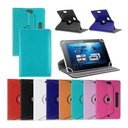 Funda tablet universal Tecnocel Tab diseño/lisa 7"- Gira 360° - VARIOS COLORES