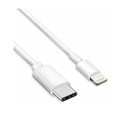 KOSMO CABLE TIPO C A IPHONE LIGHTINING CARGA RAPIDA 20W LARGO 1MT