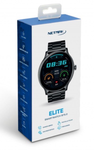 NETMAK NM-ELITE SMARTWATCH BLUETOOTH 5.0 METALICO