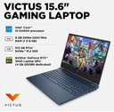 HP Notebook Victus 15.6" Gaming Intel I5-12450H Ram 8Gb Disco 512SSD Video RTX3050 Sistema Windows 11