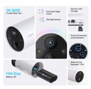 Tplink Tapo c420s2 Sistema de 2 camaras ip wifi a bateria externas day/night + HUB
