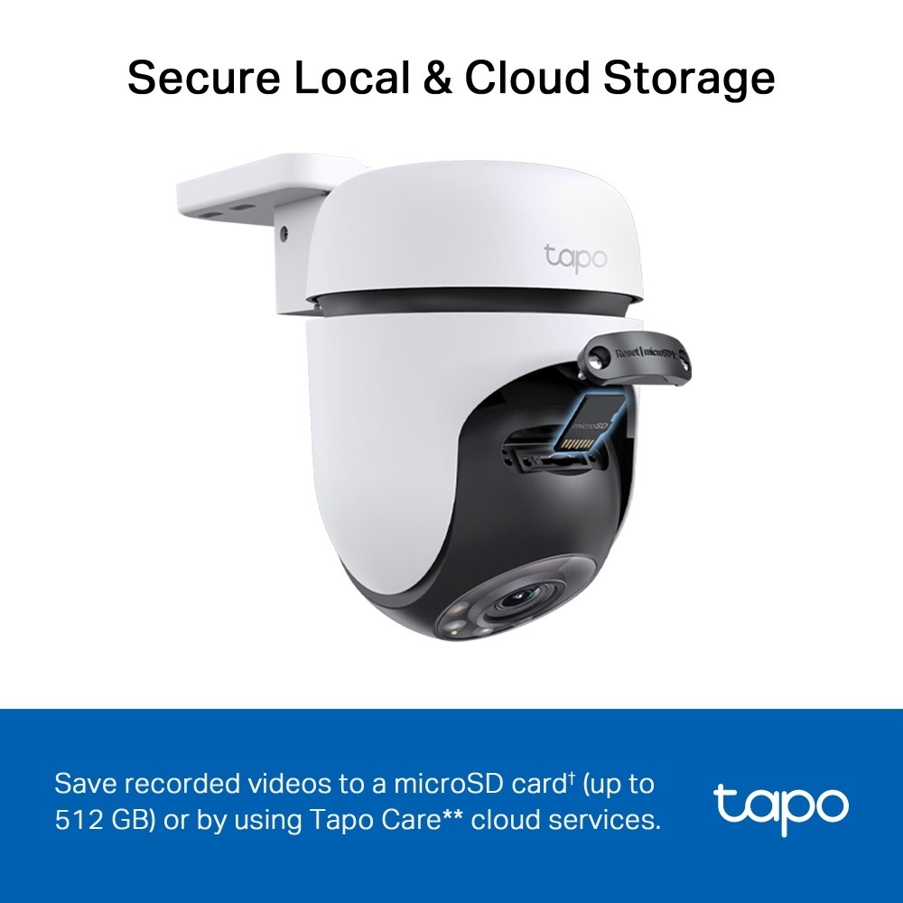 Tapo C510W Cámara Ip 2K Full Hd Movimiento Remoto Day/Night Exterior 