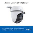 Tapo C510W Cámara Ip 2K Full Hd Movimiento Remoto Day/Night Exterior 