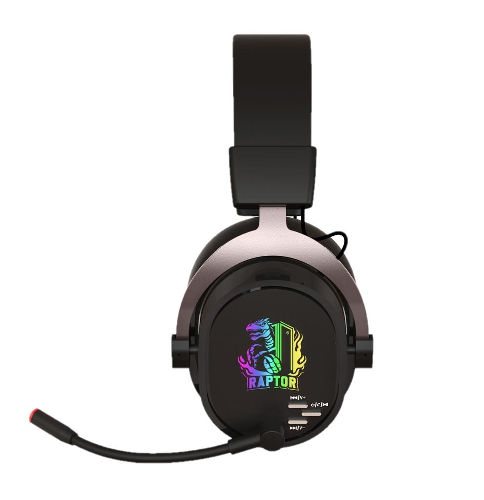 RAPTOR AURICULAR SHADOW CORE RGB 7.1 CANCELACION SONIDO USB 3.5MM