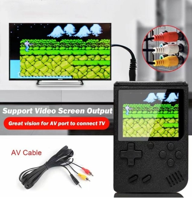 Consola Portatil de mano y conexion al tv - Family Sega Mame 20.000 juegos joystick adicional bateria recargable