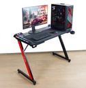 Combo Gtc Gtc-002 Gta Mueble Escritorio Gamer Iluminacion Led Rgb 120Cm X 73Cm X 60Cm + Regalo Teclado Mouse Auricular Pad Mouse