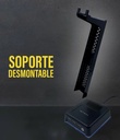 Netmak Nm-Hs430 Base Para Auricular Rgb + Hub 3 Usb
