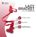 Lets Only Holder Para Celular Movil Brazo Flexible Con Pinza Ajustable
