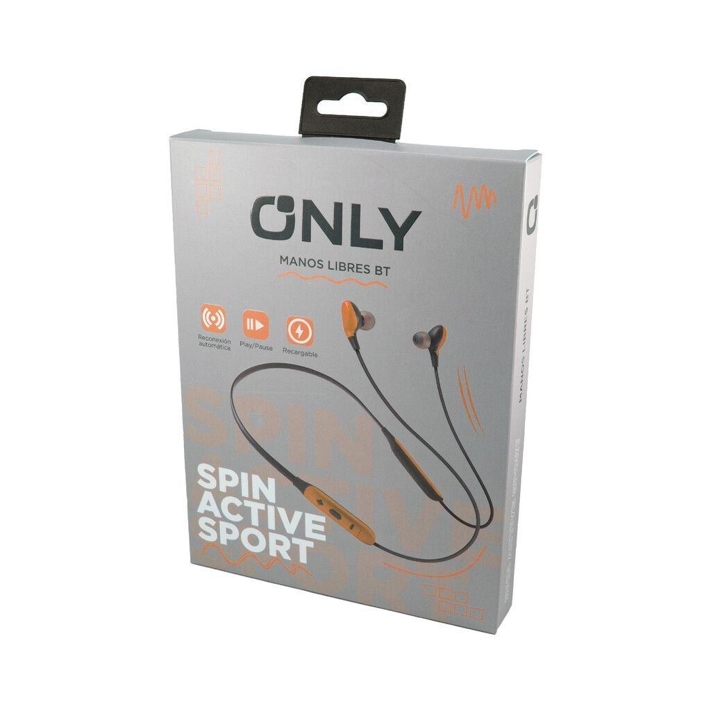 Only Auricular Manos Libres Deportivos Dorados Mod-87