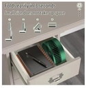 Mini Ventilador Portatil Recargable Extensible aluminio 20cm