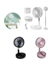 Mini Ventilador Portatil Recargable Extensible aluminio 20cm