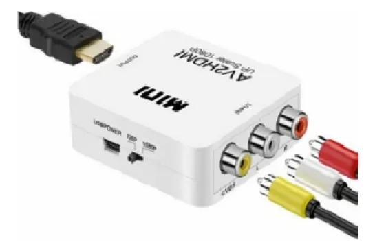 Jahro Jh-003K - Adaptador Conversor Hdmi A Av Rca