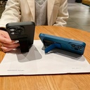 Funda Antigolpes Samsung Galaxy A56 Violeta Reforzada Con Soporte