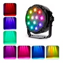 Mini Proton Luz Escenario 12 Led Rgb Dj  Efectos Multicolor Rotación 360° Om-1012