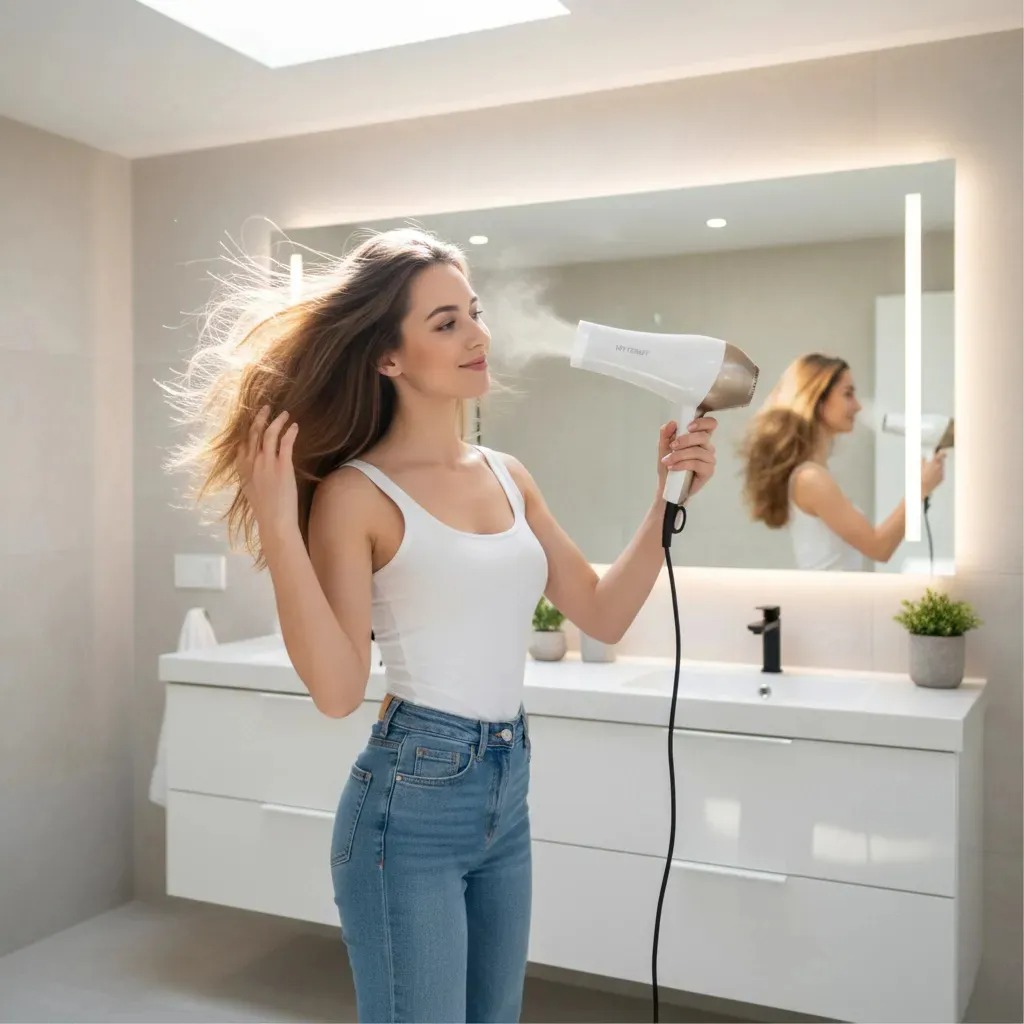 Secador De Pelo Hytoshy Con Iones Negativos 2000W  Alta Velocidad Ht-5001 