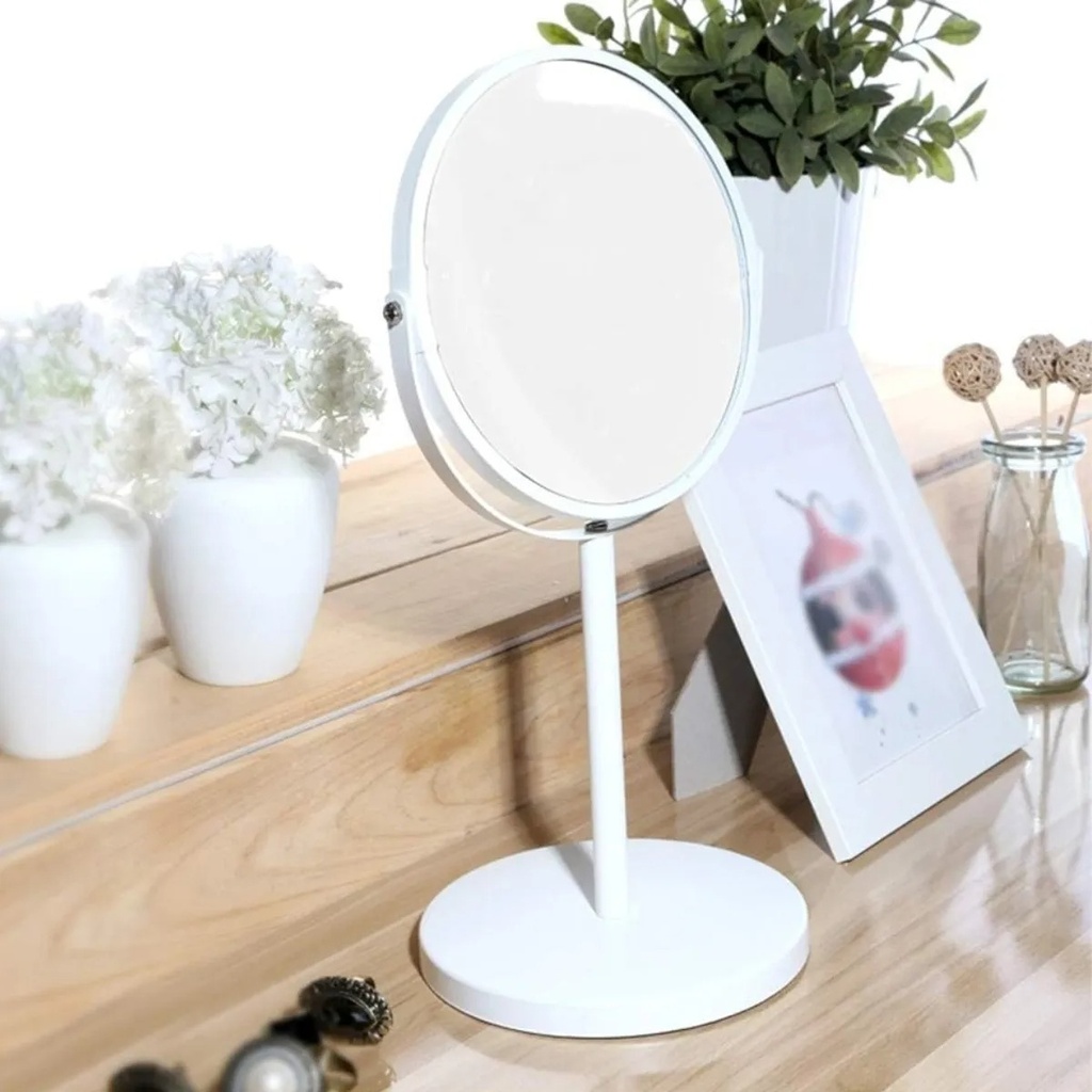 Espejo Táctil Led Con Base Y Rotación 180° (4x Aaa No Incluidas)