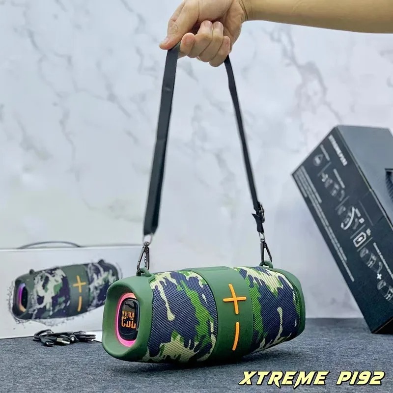 Parlante Portátil Bluetooth Sonido 360° A prueba De Agua Simil JBL 