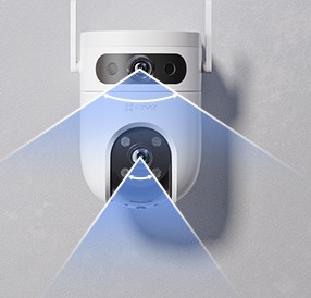 Ezviz Cs-H9C-R100-8G55Wkfl 3K Dual Color Vu Audio Wifi Exterior Dual Band