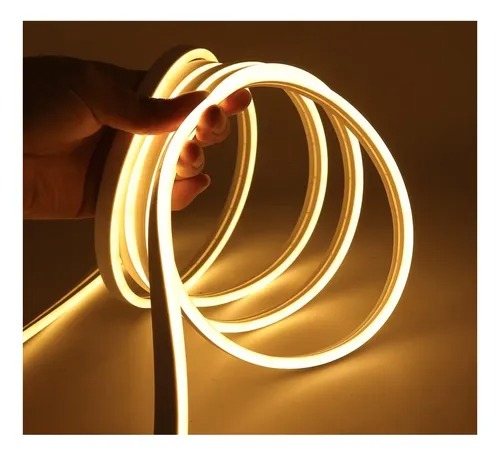 Forest Lighting Manguera 12V Neon Led 612 Luz Cálida 3000K 50 Mts 6X12 Mm