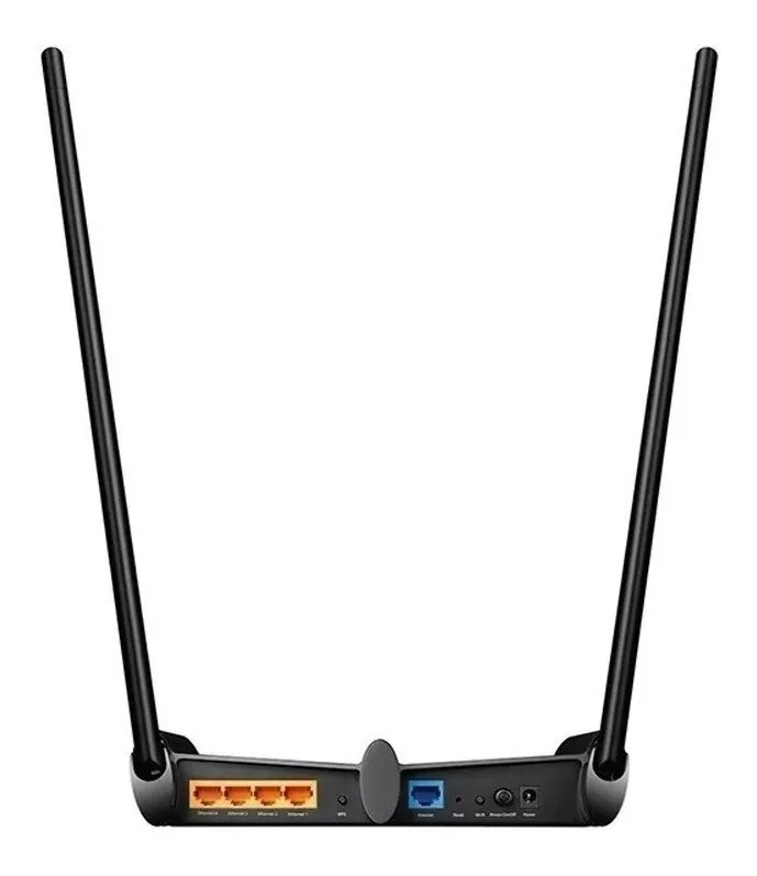 Tp Link Router Tl-Wr841Hp 300Mbps 2 Antenas 9Dbi Alta Potencia 1Watt Función Repetidor