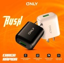 Only Adaptador-Cargador 220V Modo-018 4.8A – Rush – 1USB – Only – Blanco o Negro