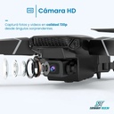 Mini Dron E88 Cámara Ultra Screen Control Dual Con Visor Incluye Bateria Cable y Kit De Repuestos