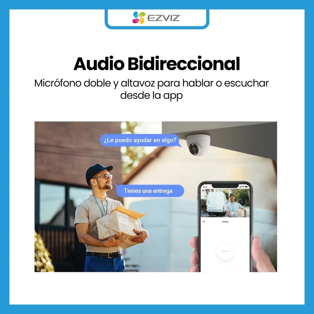 Ezviz cs-h4-h201-1h3wkfl 2.8mm domo 2k wifi exterior