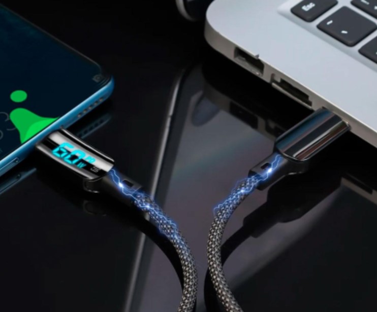 Netmak Nm-125 Cable USB c a USB c con display