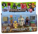 Muñecos Minecraft x4 accesorios pack