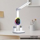 NM-GLOW LAMPARA LED MULTIFUNCIONAL RGB CON RELOJ 