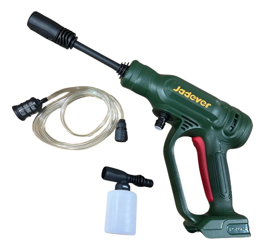 Jadever Hidrolavadora Inalámbrica Manguera 3Mts 20V (No Incluye Batería) - Jdqx0120
