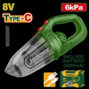 Jadever Aspiradora Manual Inalámbrica Con Boquilla 0.45L Capacidad 8V Carga Tipo C - Jdlv0801