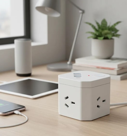 Trefi trfpcub cubo prolongador zapatilla 4 tomas + 3 usb +1 usb tipo C - 1.2 mts