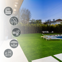 Trefi Aplique Solar 6W Exterior Luz Fría 600Lm 6000K Ip54 Con Sensor Nocturno 12Hs