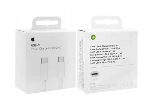 Apple Cable Tipo C A Tipo C 2 Mts 240w - Cable Original