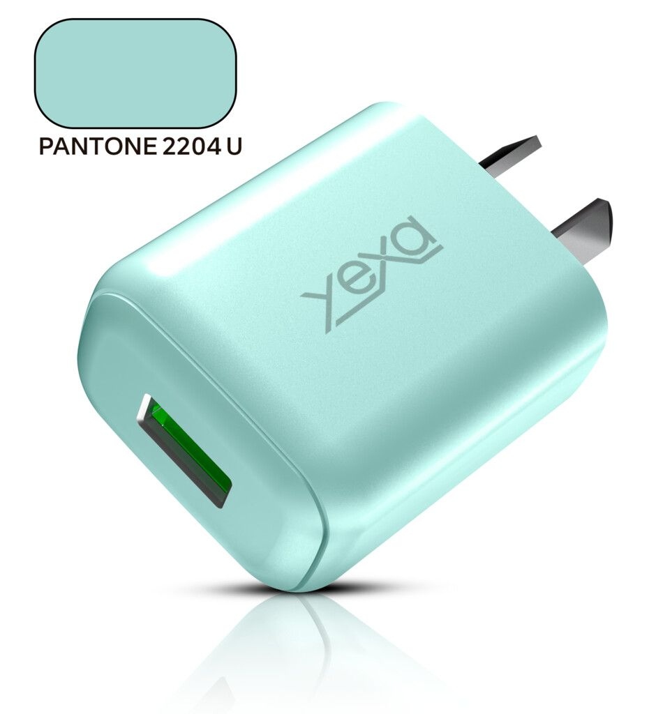 Only Adaptador-Cargador 220V Modo-018 4.8A – Rush – 1Usb – Only – Verde O Celeste