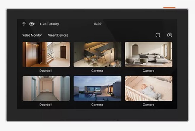 Ezviz Cs-Sd7-R100-1Wtc Pantalla 7" Tactil Wifi Monitoreo En Tiempo Real App Ezviz Connect