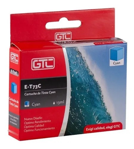 Gtc T73 Cartucho Alternativo Epson C79 Cyan