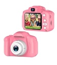 Camara Kids Digital Lcd C02 Juegos Rosa