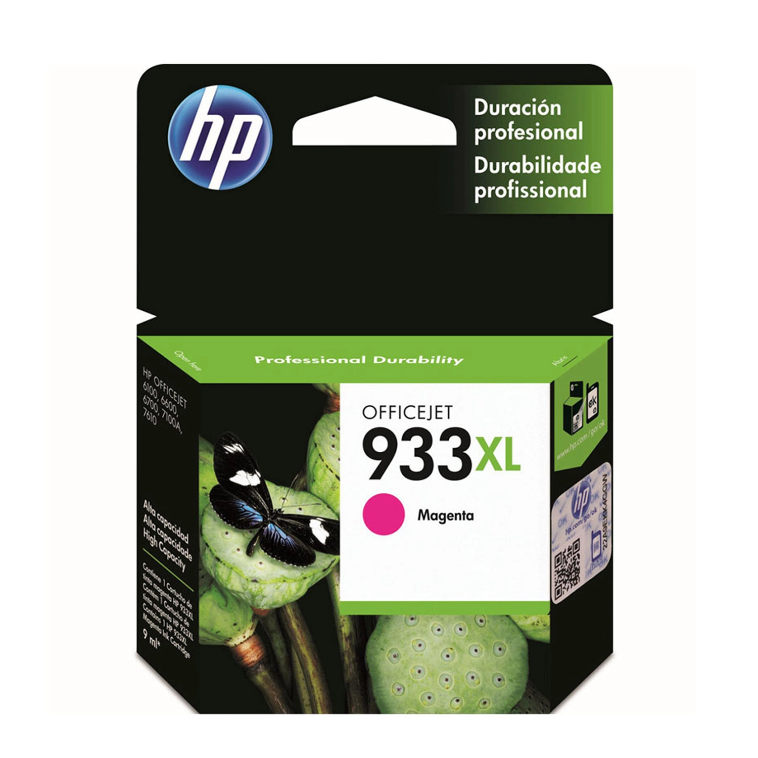 Cartucho De Tinta Hp 933Xl Magenta