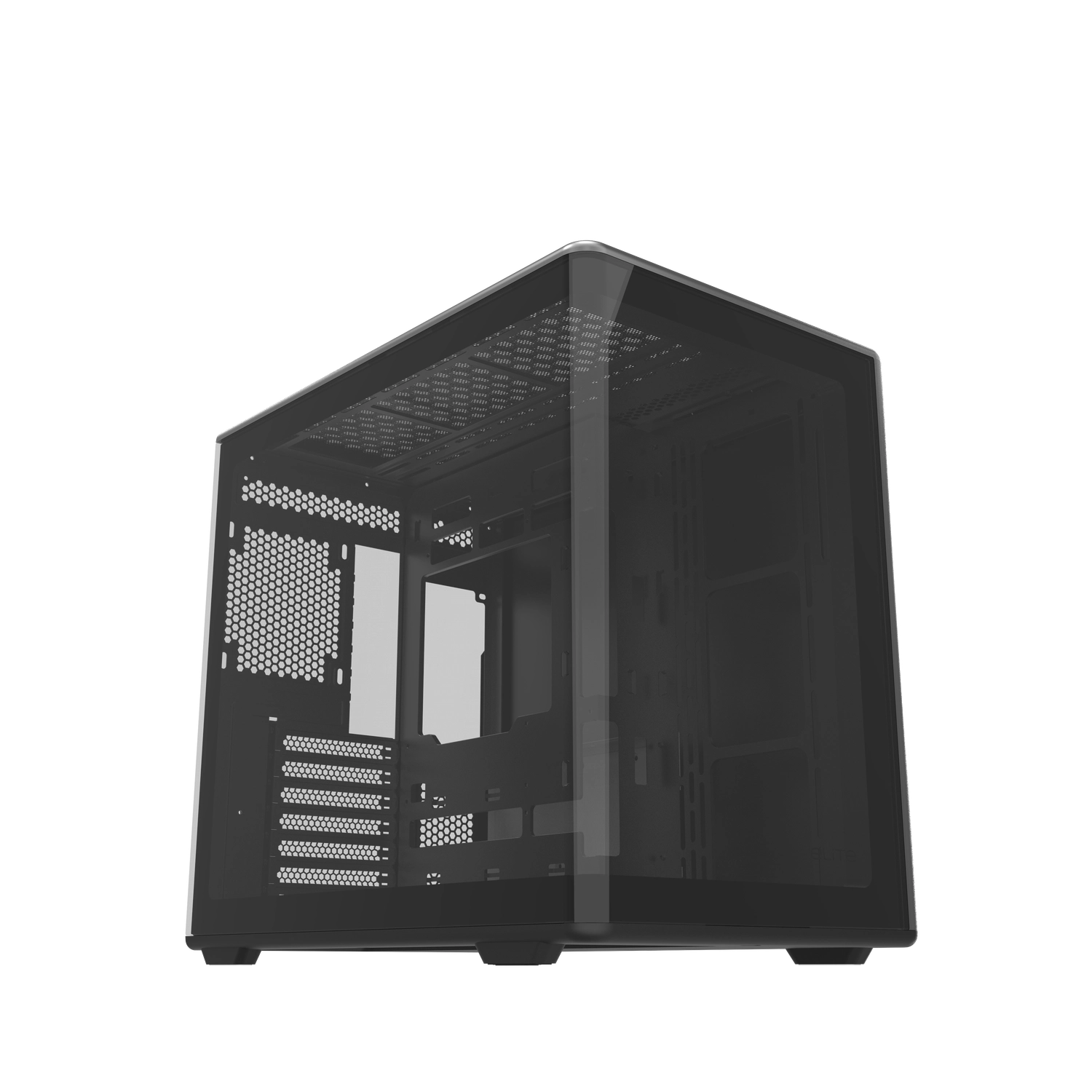 Gabinete Cooler Master Elite 600 Vidrio Templado Curvo Black s/fuente