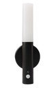 Lámpara De Pared Led Magnética Tipo Antorcha Con Sensor Recargable Luz Cálida - Modv-001D- Black Negro