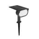 Trefi Estaca Reflector Solar 2W Exterior Luz Cálida 3000K 260Lm Con Sensor Nocturno Autonomía 6-12Hs