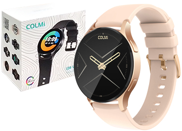 Smartwatch Colmi I28 Ultra Cardiaco Sueño Oxigeno En Sangre Saturacion Presion Arterial Contesta Llamadas Bt 5.3 Dorado