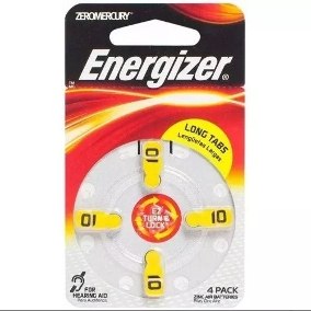 Energizer Pr-10 Pila De Audiologia Az10-Dpa4 Blister P10 X 4U