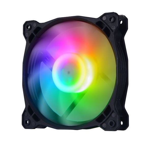 Falcom As-03 Cooler Fan Para Gabinete Argb Doble Strips