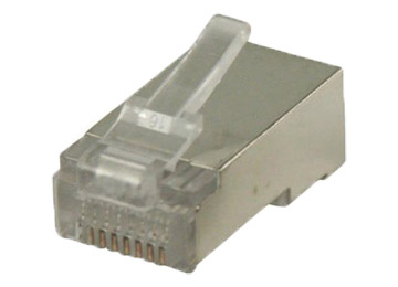 Ficha De Red Rj45 Cat5 Metalica Amp X Unidad