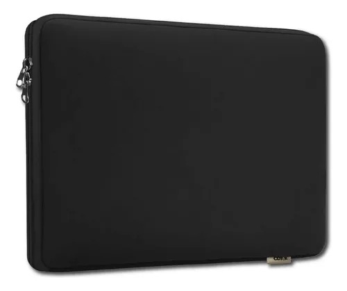 Funda Notebook 15.6¨ Neoprene Negra 39X30X2 Con Cierre