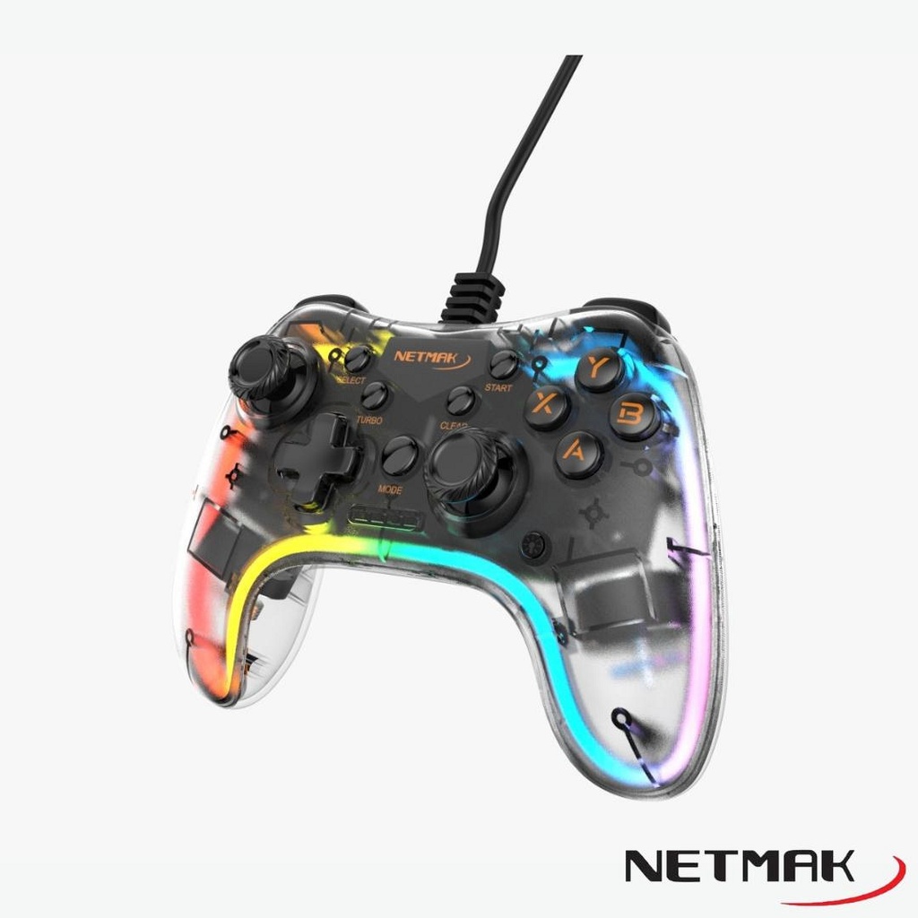 Netmak Nm-Dash - Joystick Ps3 Pc Usb Led Rgb